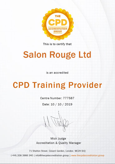 training certificate